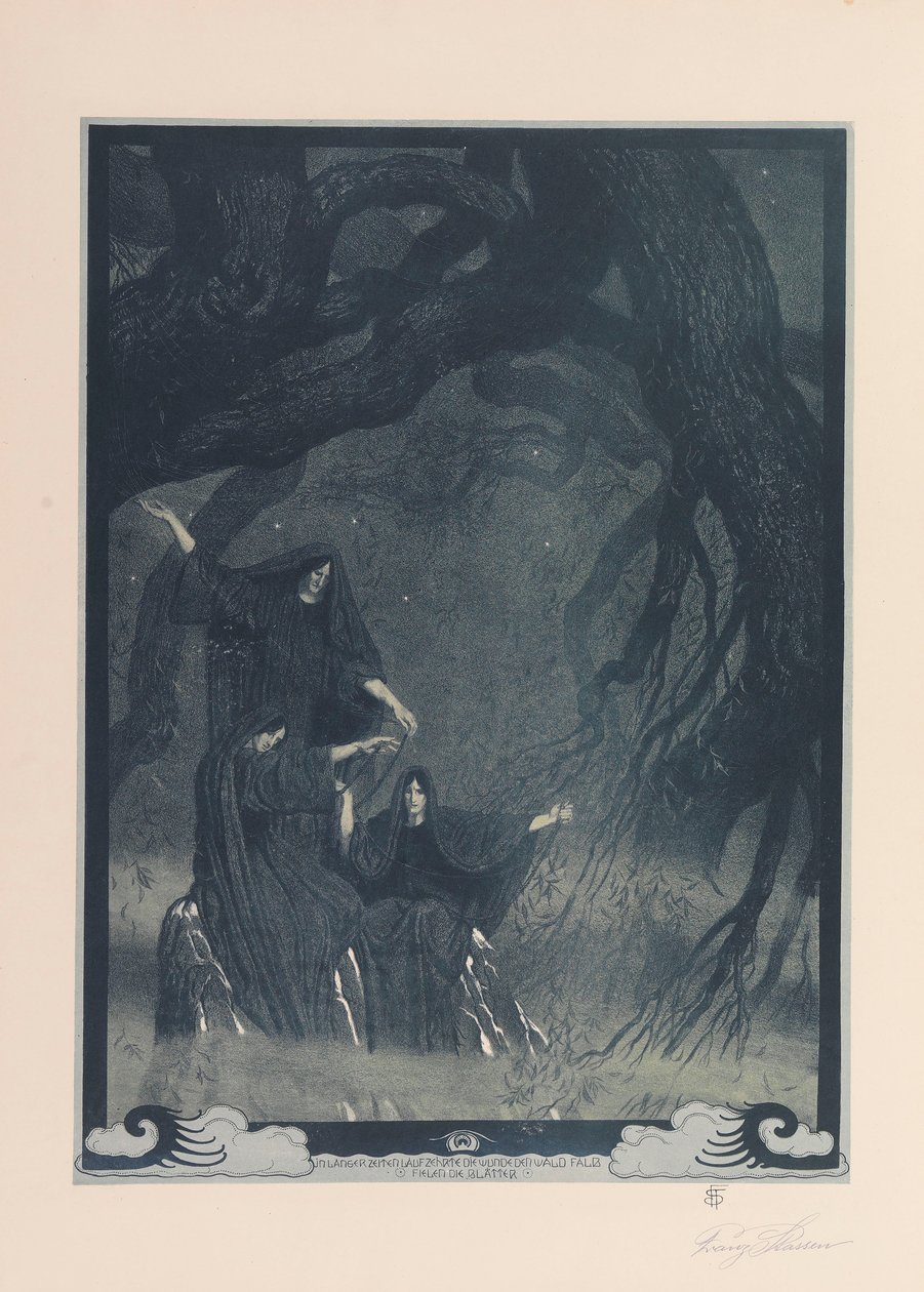 A Nibelung gyűrűje, 1914. alkotó: Franz Stassen