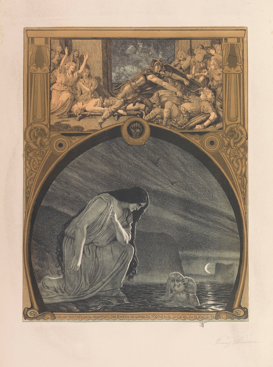 A Nibelung gyűrűje, 1914. alkotó: Franz Stassen