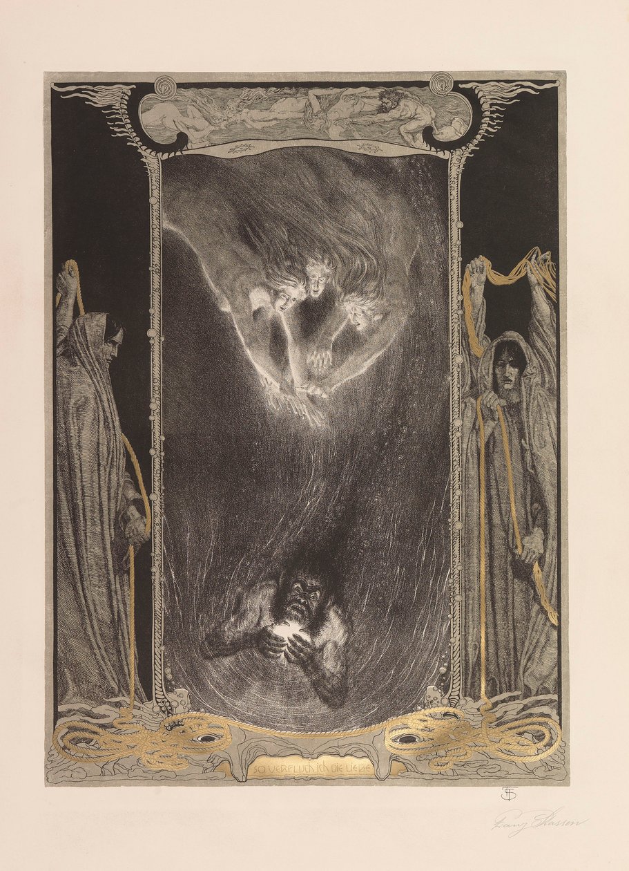 A Nibelung gyűrűje, 1914. alkotó: Franz Stassen
