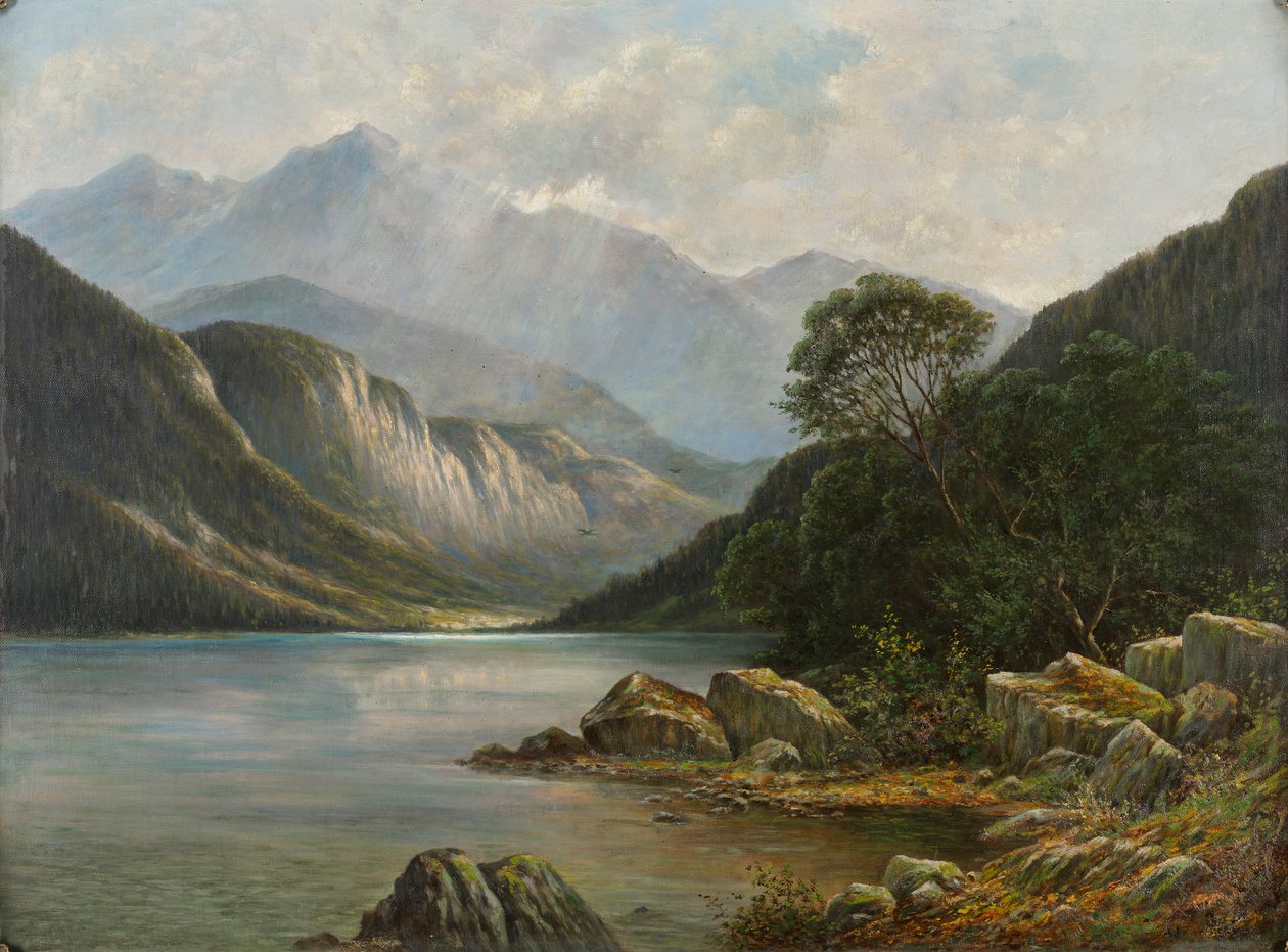 Badersee Wettersteinnel alkotó: Franz Stephan Paschinger