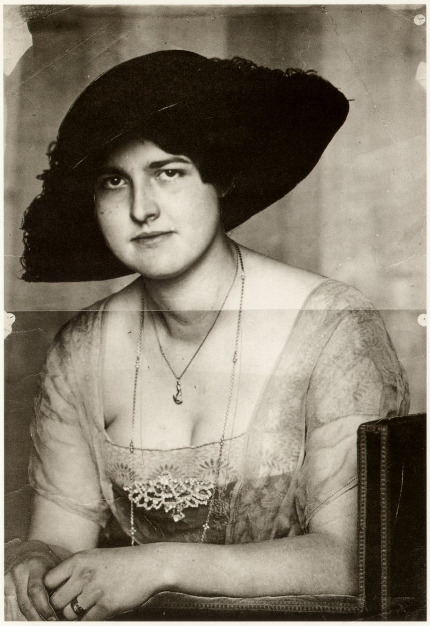 Mária sötét kalapban, 1915. alkotó: Franz Stuck Ritter von
