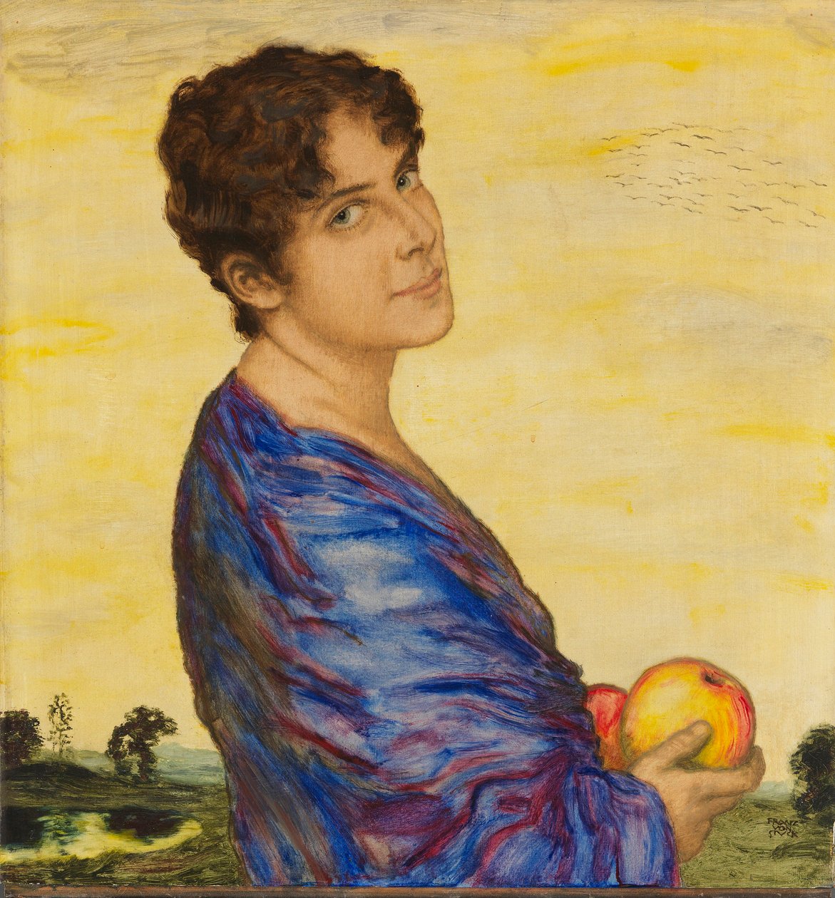 Művészfeleség portréja, c. 1914. alkotó: Franz Stuck Ritter von