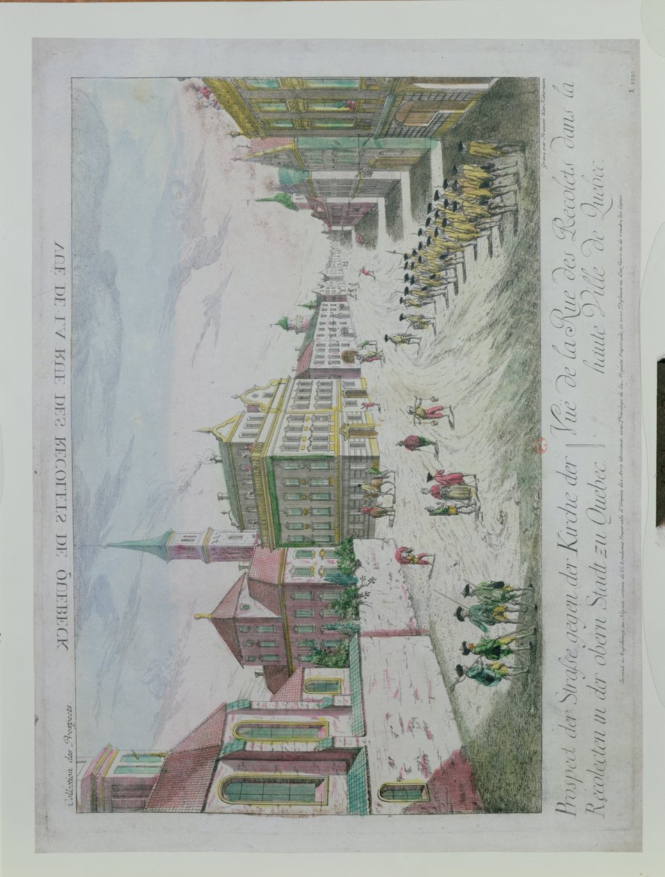 Rue des Recolets, Quebec, a Collection des Prospects-ből alkotó: Franz Xaver Habermann