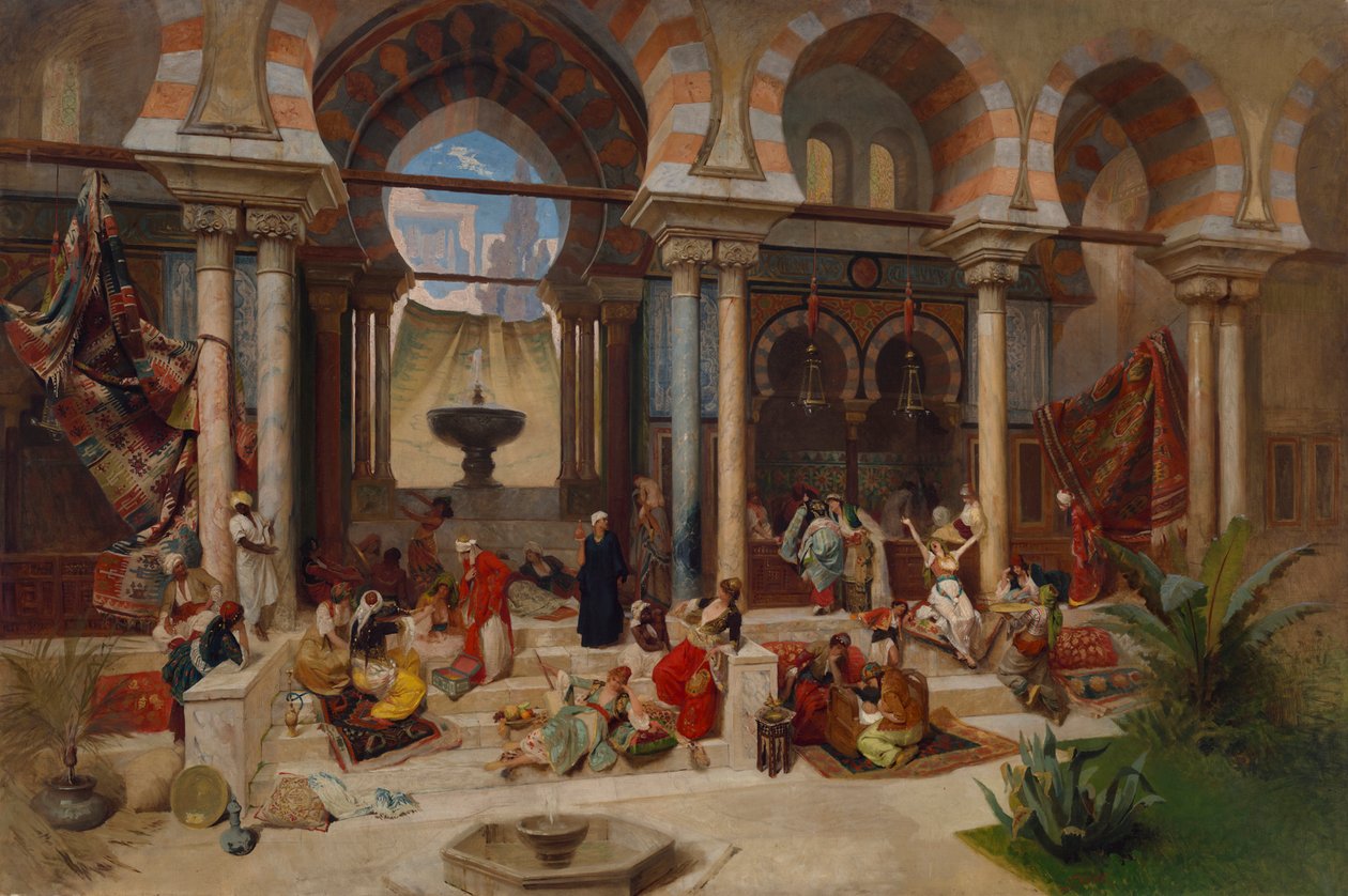 Haremsleben alkotó: Franz Xaver Simm