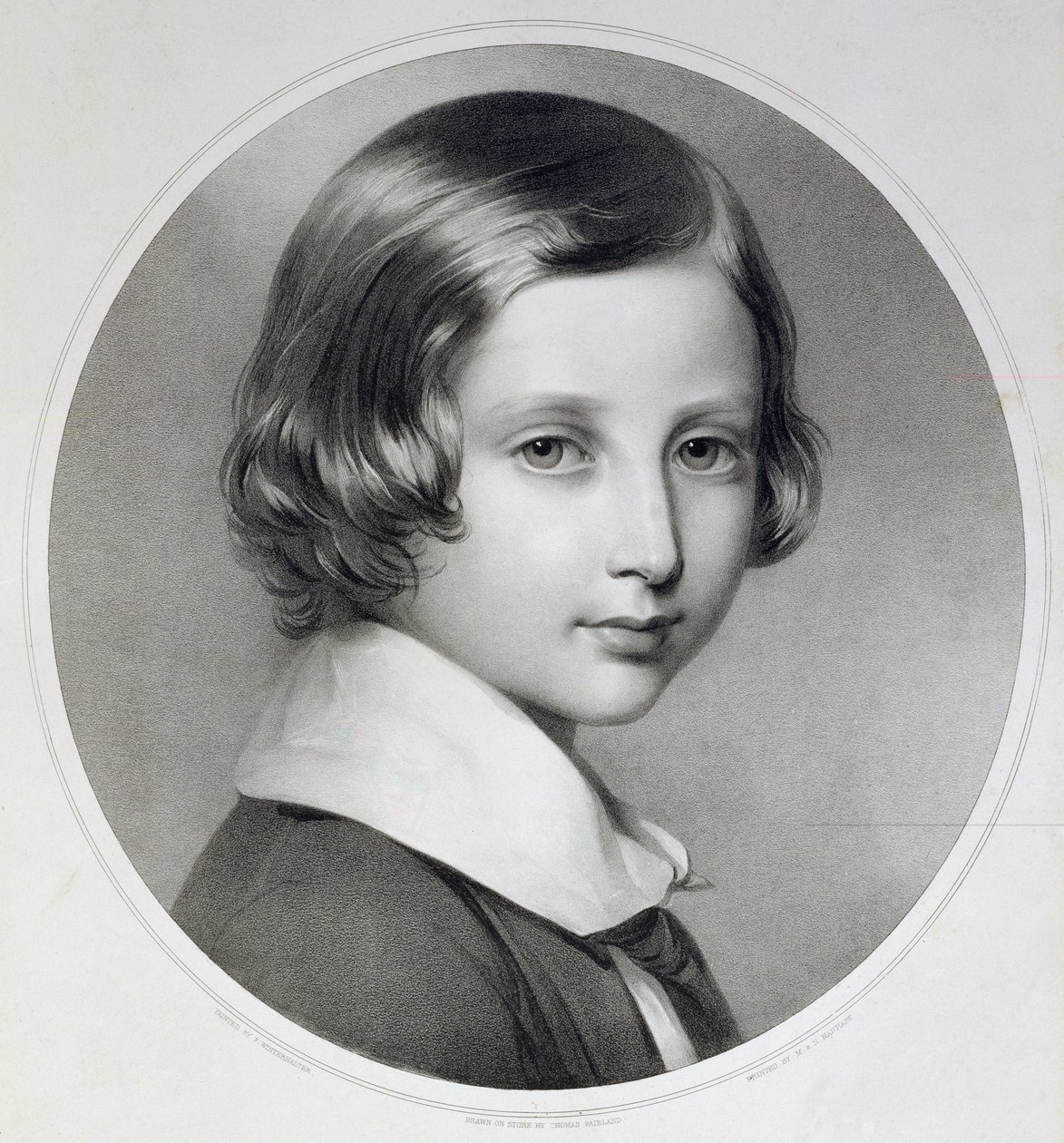 Albert, walesi herceg (1841-1910), Thomas Fairland metszete, kiadó: M. és N. Hanhart, 1852 (litográfia). alkotó: Franz Xaver Winterhalter