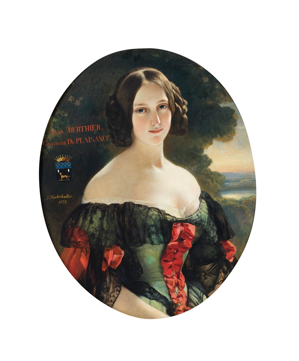 Anne, Plaisance grófnője (1815-1878), később Plaisance hercegnője, született Bertier de Wagram kisasszony. alkotó: Franz Xaver Winterhalter