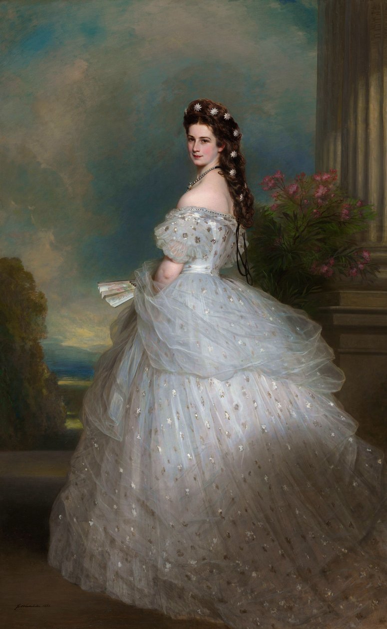 Erzsébet (1837-98), osztrák császárné alkotó: Franz Xaver Winterhalter