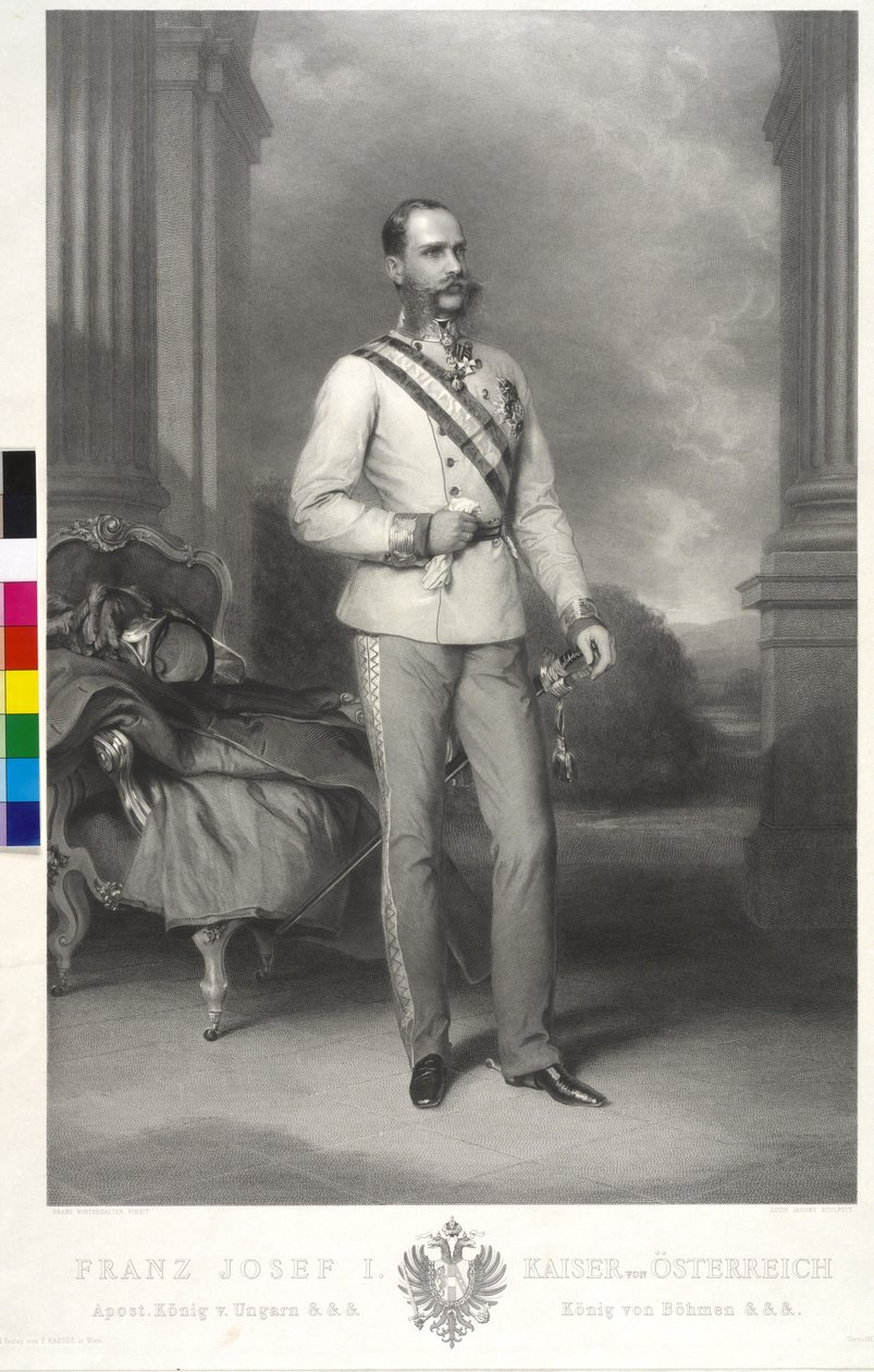 I. Ferenc József osztrák császár alkotó: Franz Xaver Winterhalter
