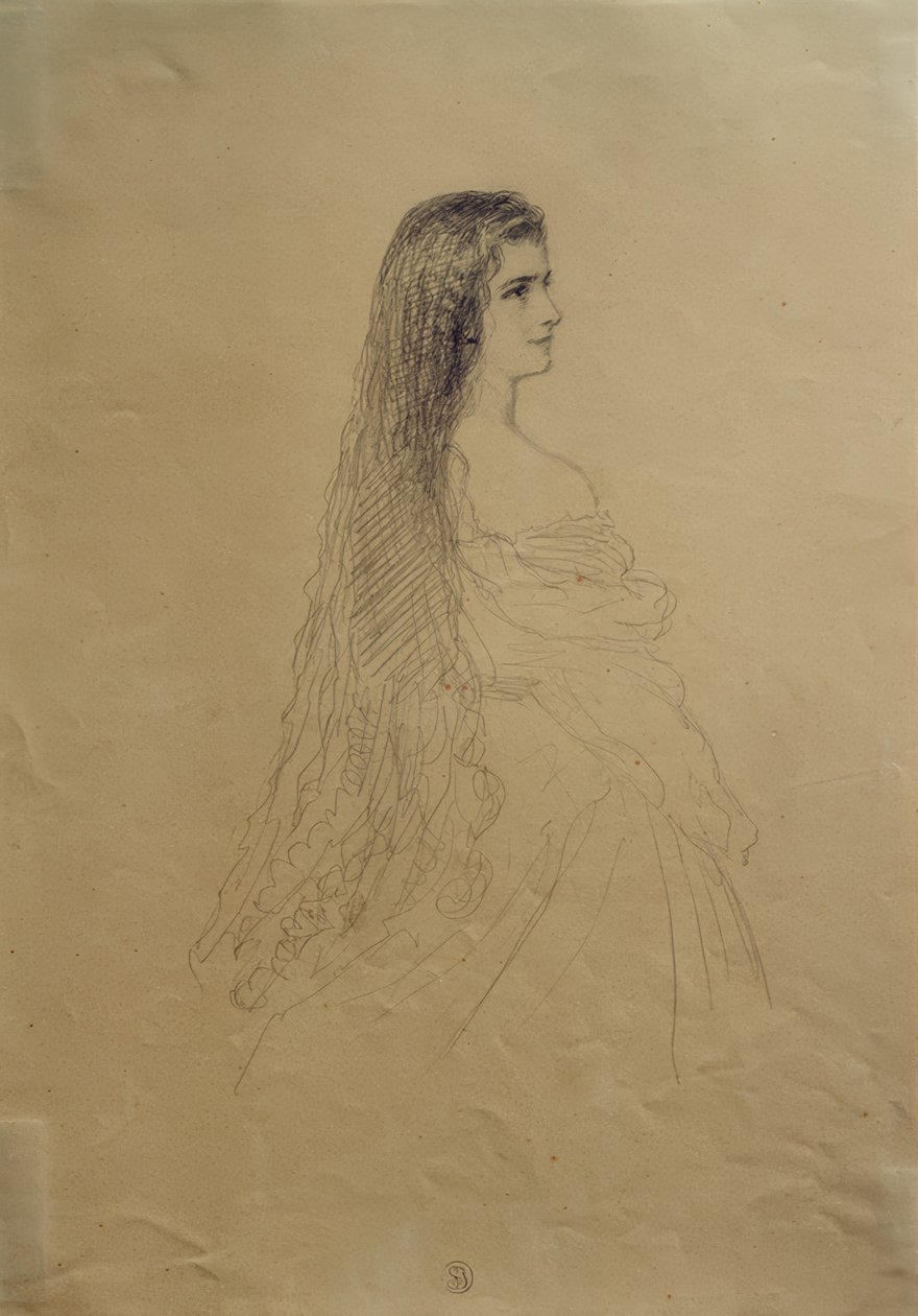 Erzsébet osztrák császárné alkotó: Franz Xaver Winterhalter