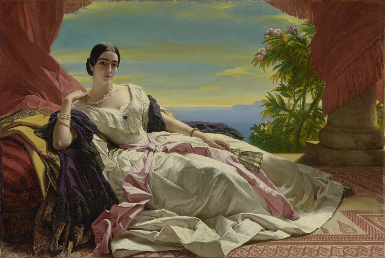 Leonilla Princess zu Sayn-Wittgenstein-Sayn, született Baryatinsky alkotó: Franz Xaver Winterhalter