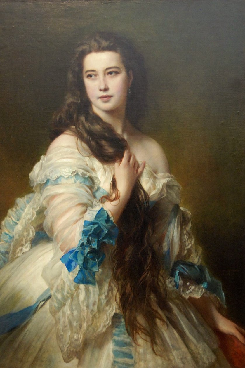 Nadezsda Nyikolajevna Rimszkaja-Korsakova szül. Purgold, c. 1870 alkotó: Franz Xaver Winterhalter
