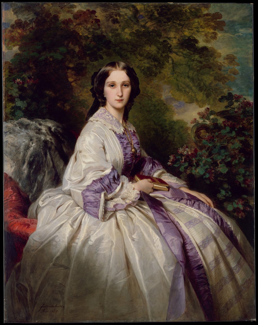 Maria Ivanovna Lamsdorf grófnő portréja, szül. Beck, 1859 alkotó: Franz Xaver Winterhalter