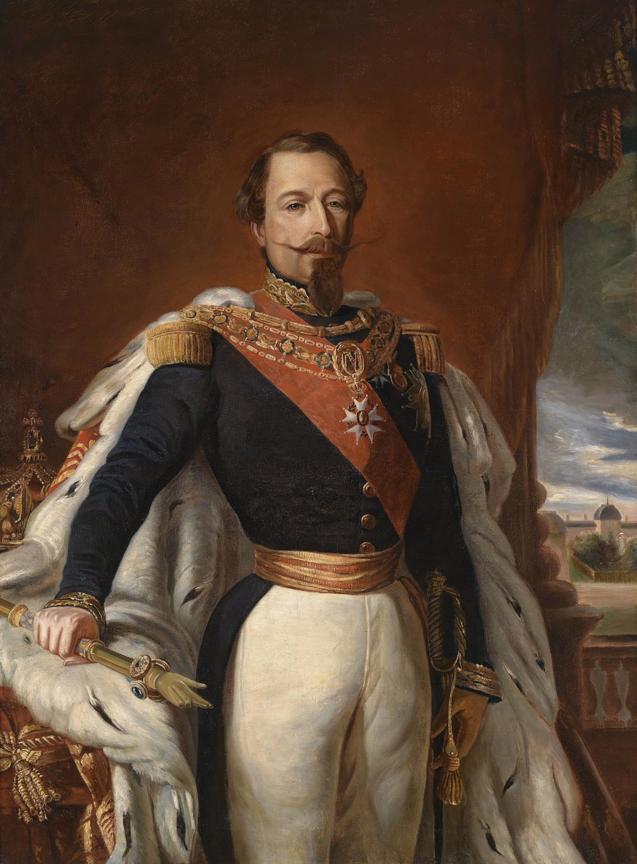 III. Napóleon francia császár portréja 1808-1873. alkotó: Franz Xaver Winterhalter
