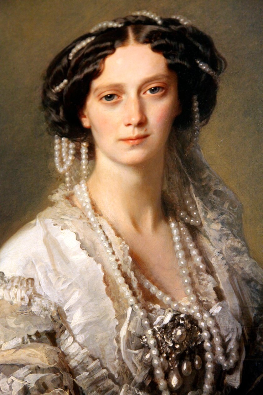 „Maria Alekszandrovna császárné portréja”, 1857 alkotó: Franz Xaver Winterhalter