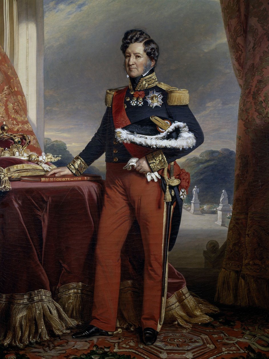 Louis Philippe Bourbon-Orleans-i portréja (1773-1850) alkotó: Franz Xaver Winterhalter