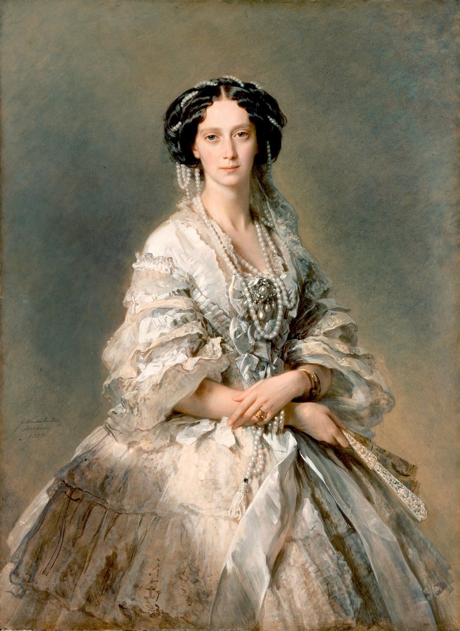 Mária Alekszandrovna portréja, 1857 alkotó: Franz Xaver Winterhalter