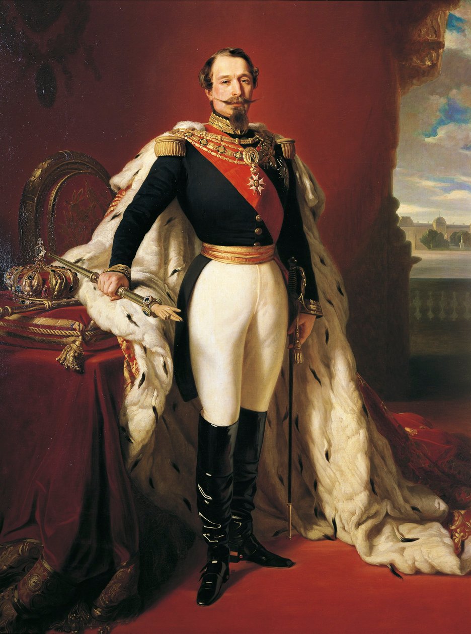 III. Napóleon portréja (Louis Napoleon Bonaparte), 1852 körül (olaj, vászon) alkotó: Franz Xaver Winterhalter