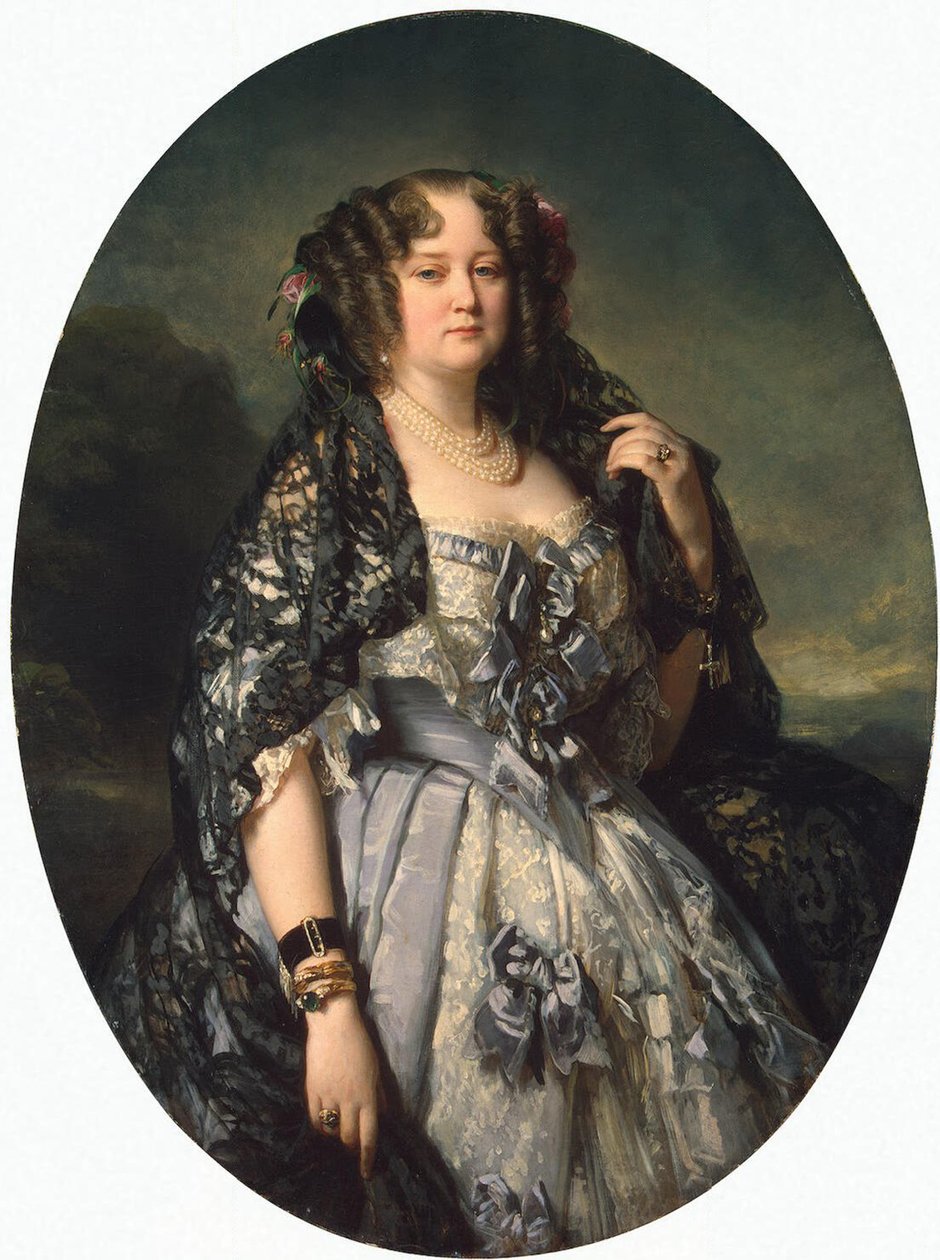Sophia Radziwill hercegnő portréja, 1864 alkotó: Franz Xaver Winterhalter
