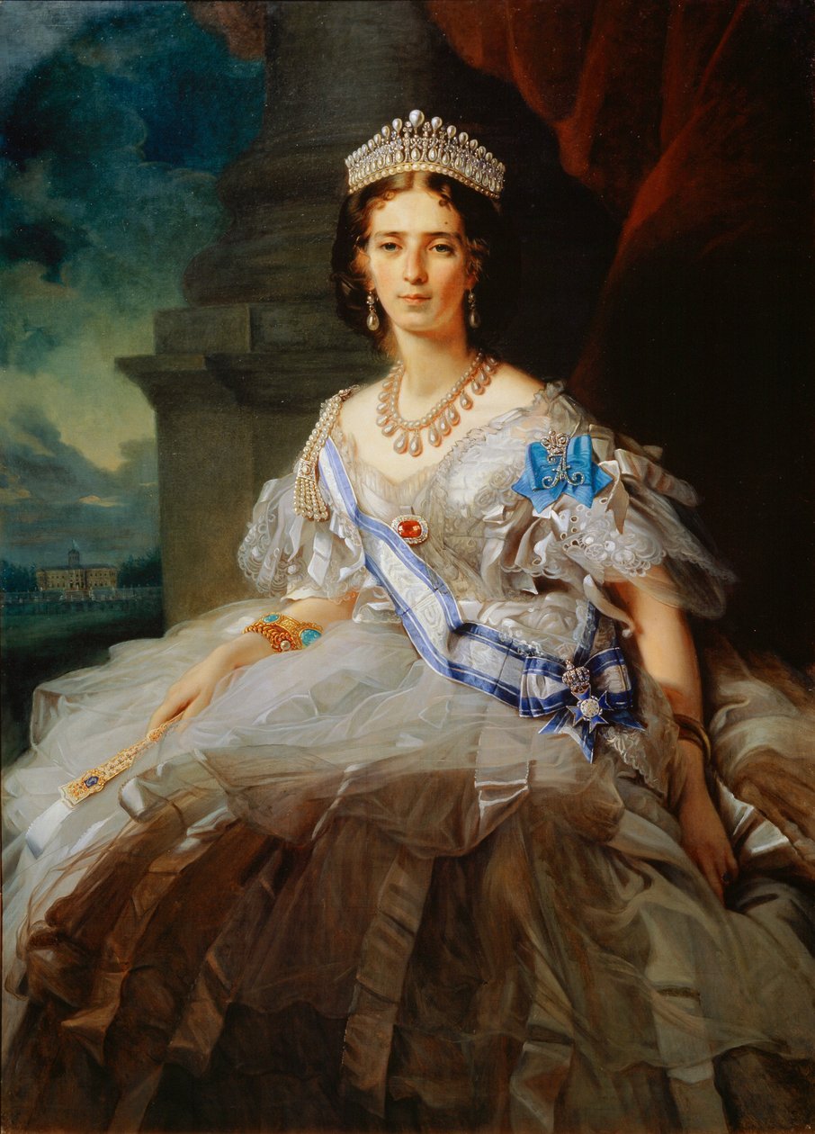 Tatyana Jusupova hercegnő portréja, 1858 alkotó: Franz Xaver Winterhalter