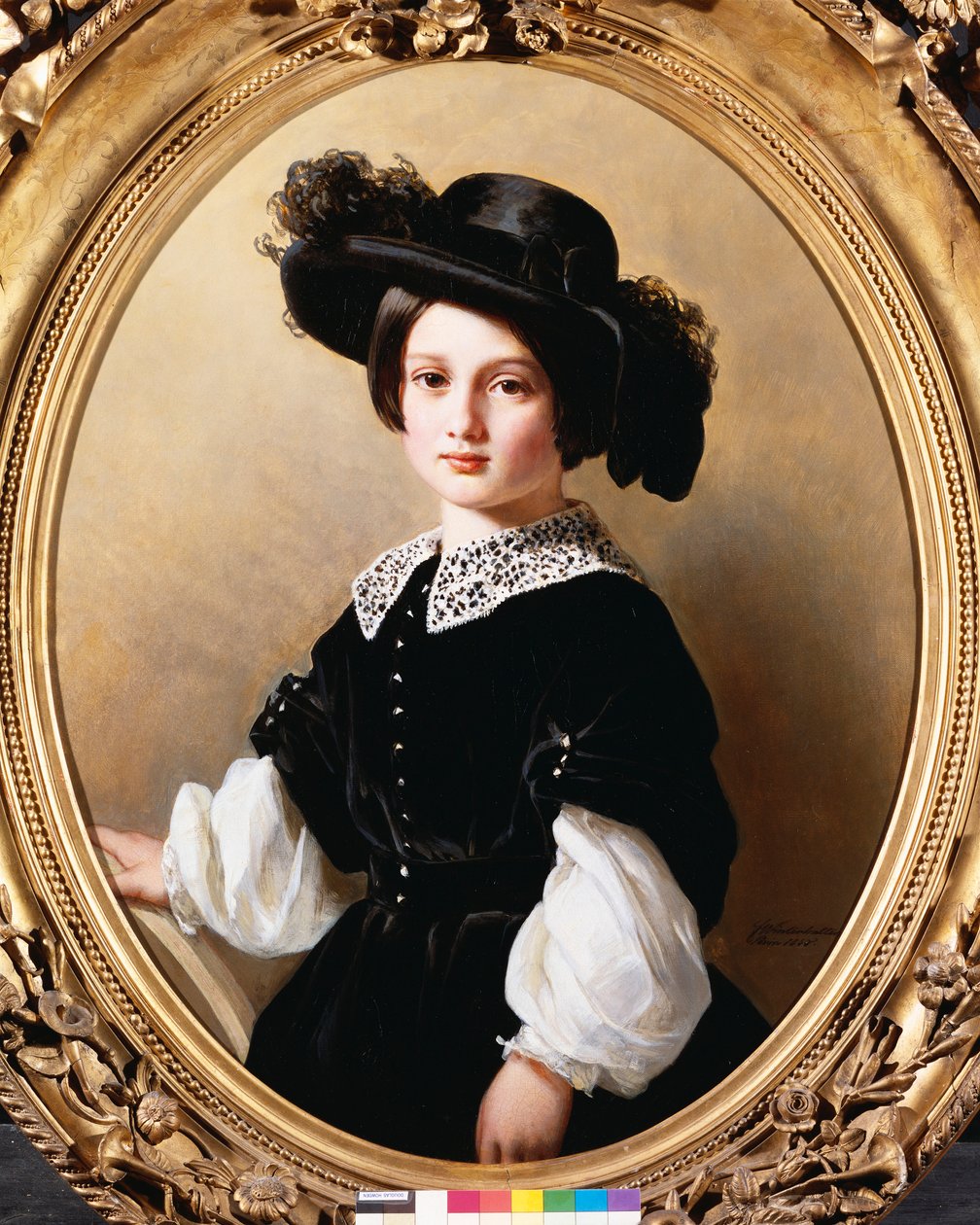 Egy fiatal lány portréja, 1850 alkotó: Franz Xaver Winterhalter