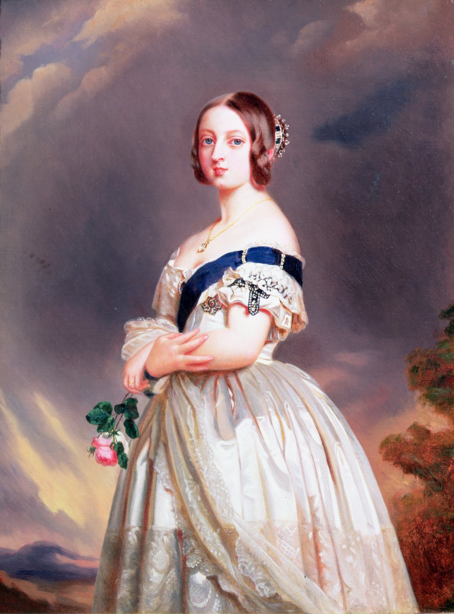 Viktória királynő (1819-1901) 1842 alkotó: Franz Xaver Winterhalter