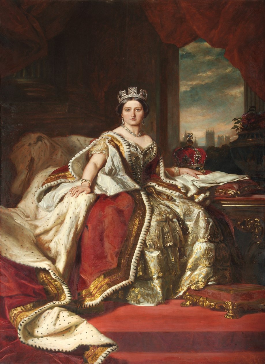 Viktória királynő, másolta: John Hanson Walker RA, 1879 alkotó: Franz Xaver Winterhalter