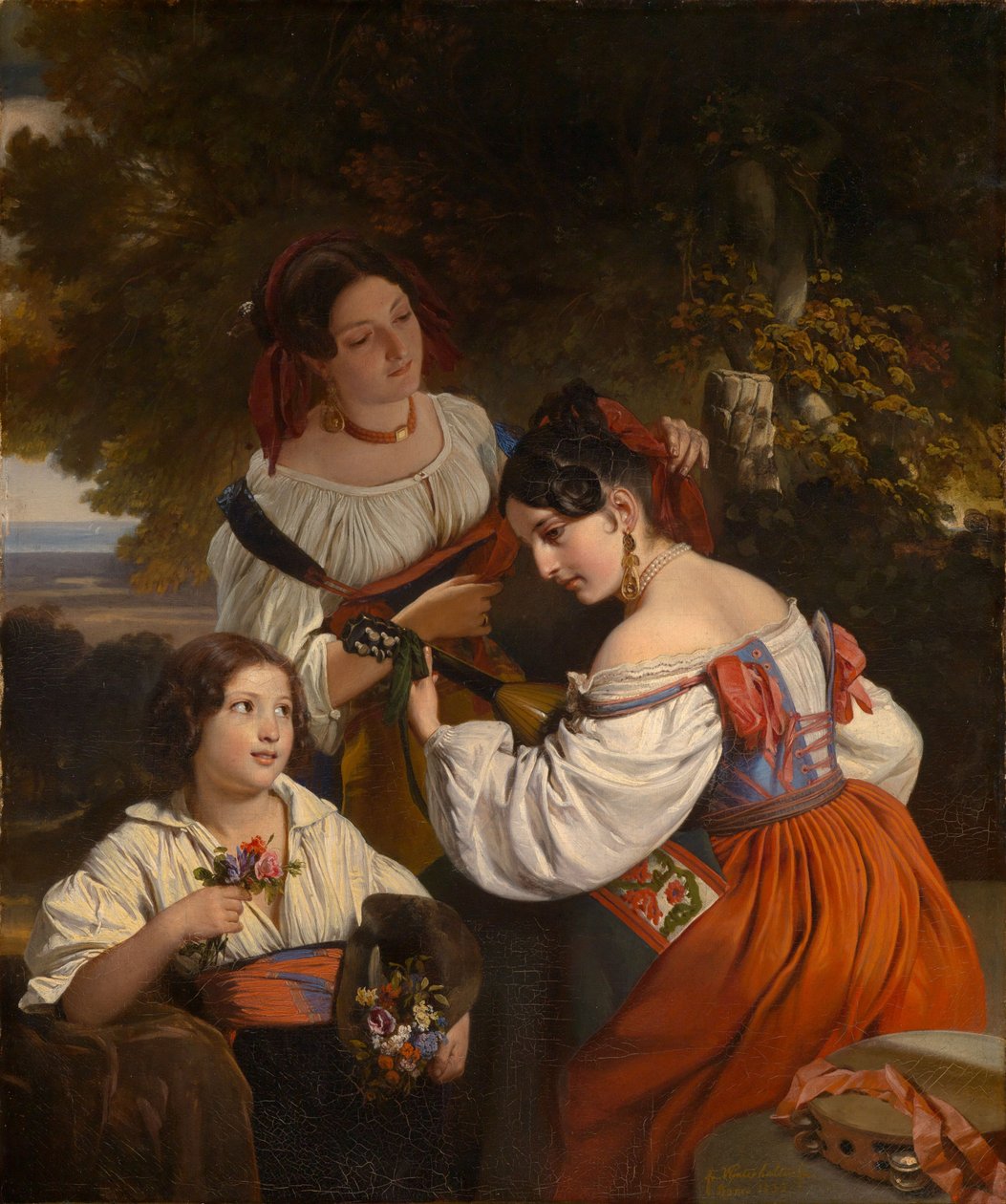 Római zsánerkép alkotó: Franz Xaver Winterhalter