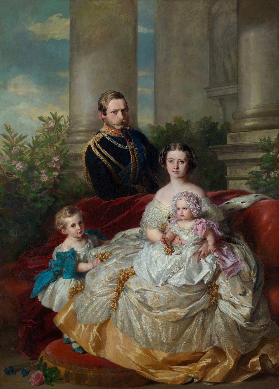Frigyes Vilmos porosz trónörökös és koronahercegnő családja alkotó: Franz Xaver Winterhalter