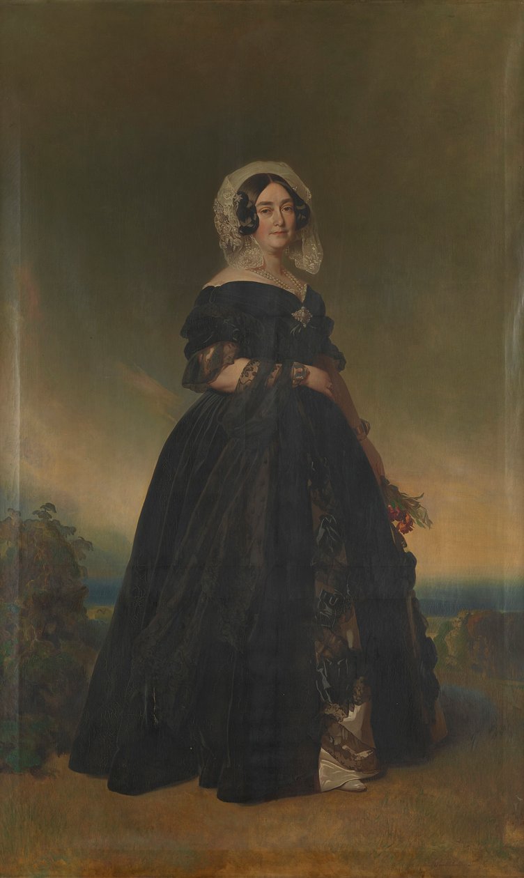 Viktória, Kent hercegnője (1786-1861) alkotó: Franz Xaver Winterhalter