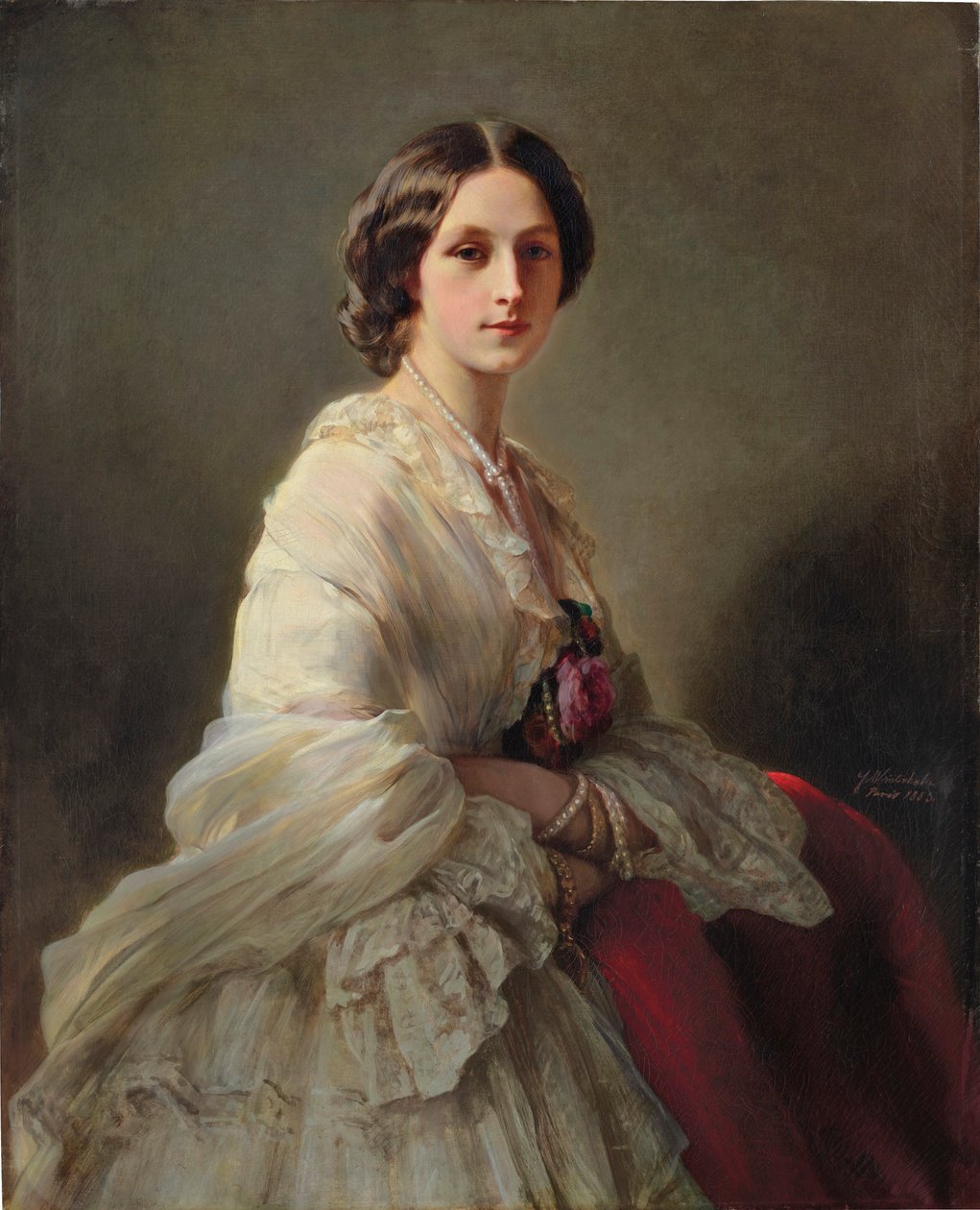 Elena Ivanovna Orlova-Denisova grófnő portréja, született Tchertkova 1830-1891, 1853. alkotó: Franz Xaver Winterhalter