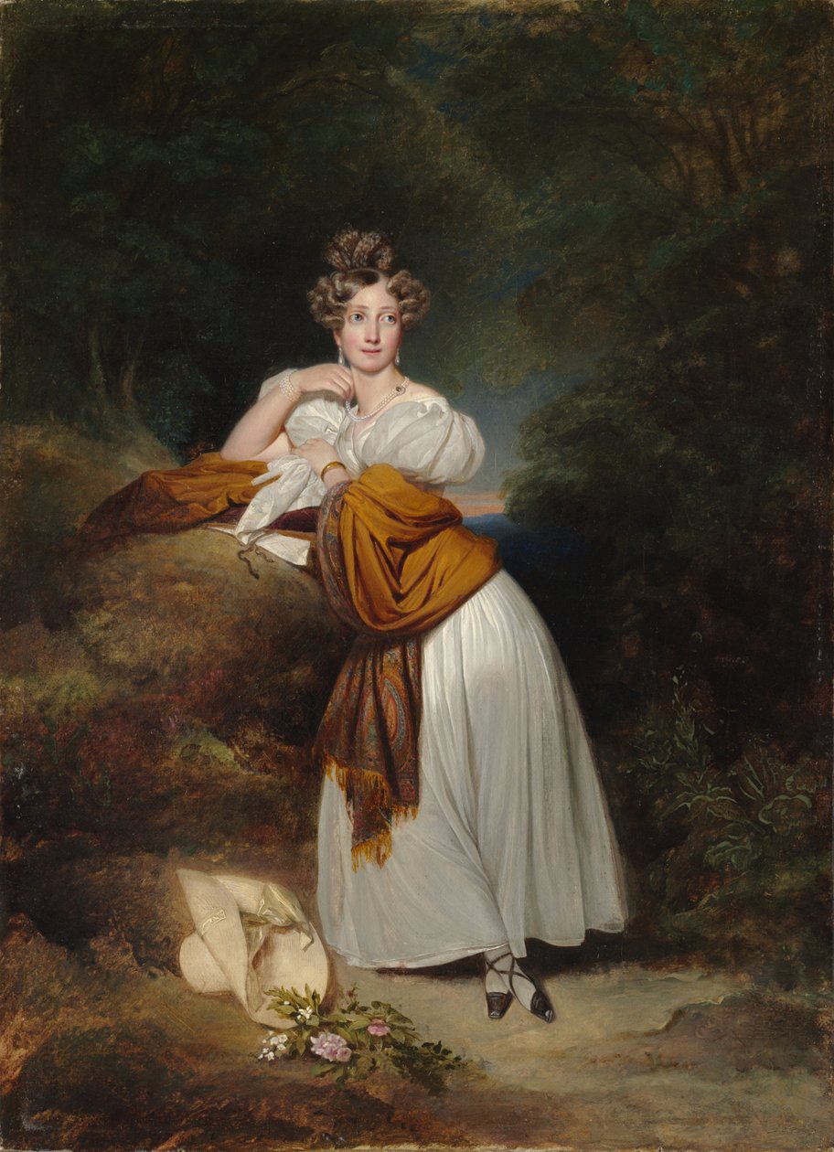 Sophie badeni nagyhercegnő portréja 1801-1865, 1831. alkotó: Franz Xaver Winterhalter
