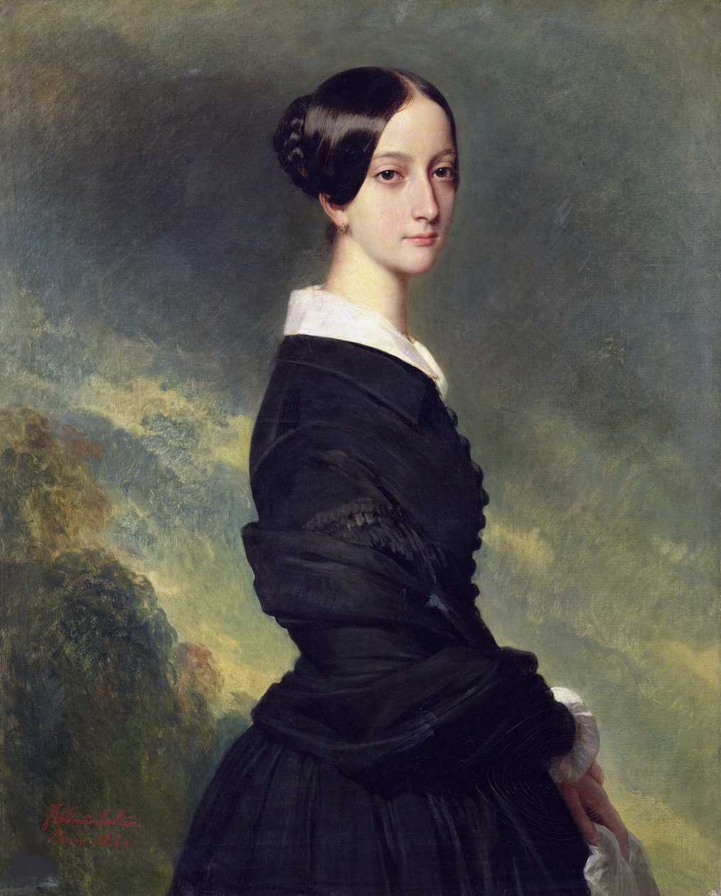 Francisca brazil hercegnő portréja 1824-1898, 1844. alkotó: Franz Xaver Winterhalter
