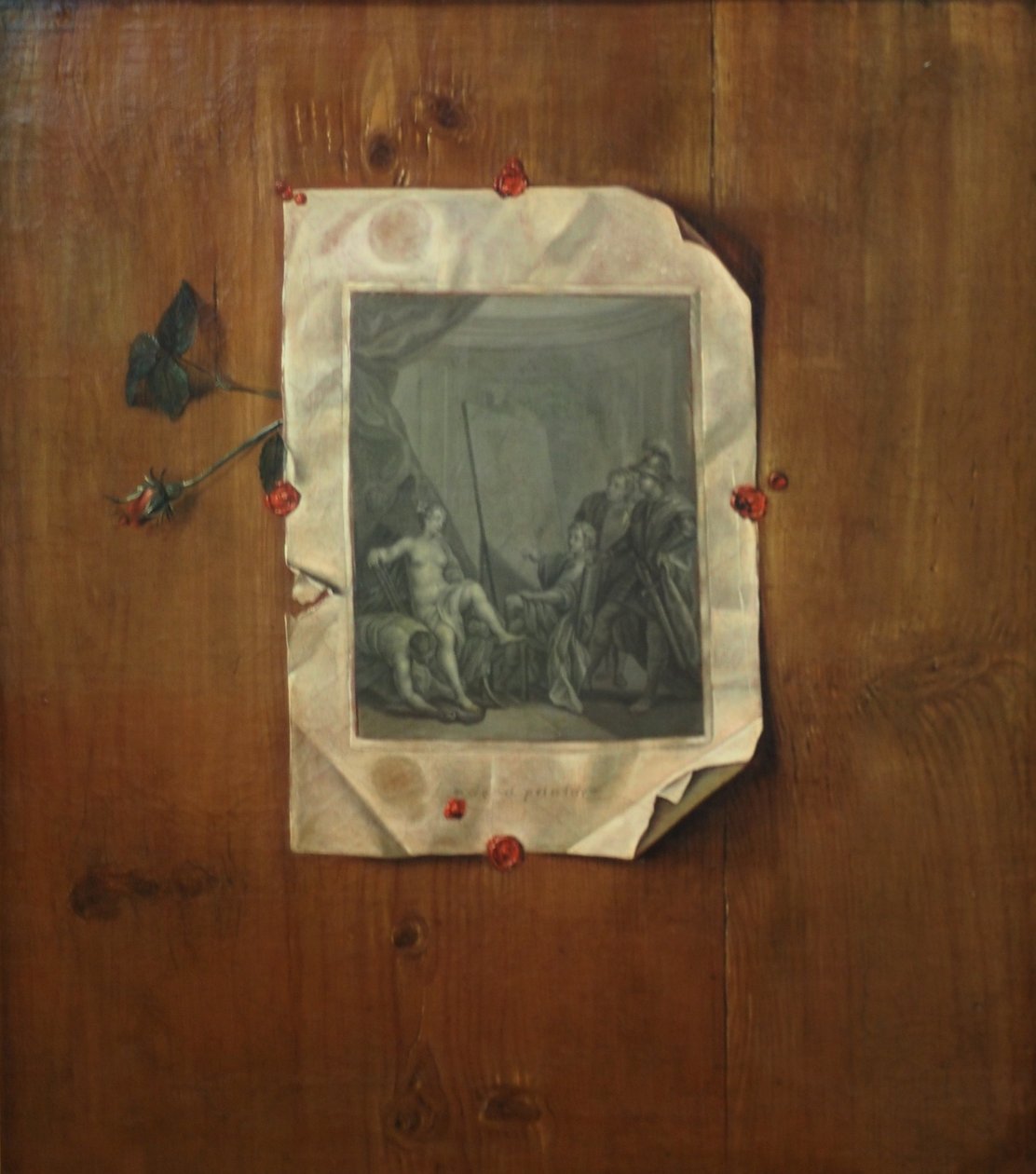 Német: A stúdió fal (Quodlibet) alkotó: Franz de Hamilton