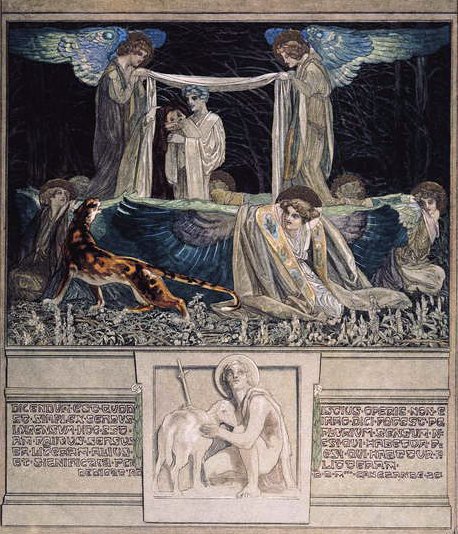 Illusztráció Dante Isteni színjátékából, Inferno, 1921 (wc papíron) alkotó: Franz von Bayros