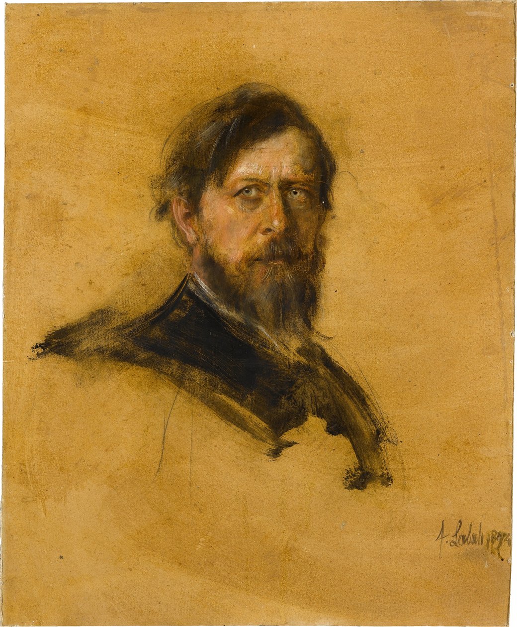 Böcklin portréja alkotó: Franz von Lenbach