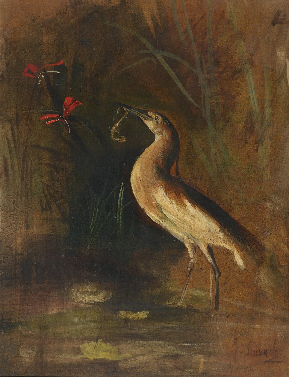 Gém és szalamandra alkotó: Franz von Lenbach