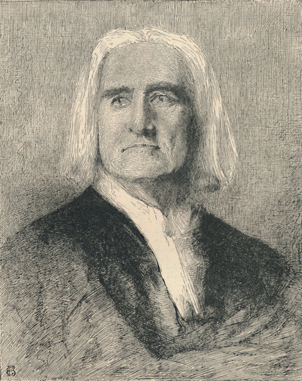 Liszt Ferenc, 1880, 1886 alkotó: Franz von Lenbach