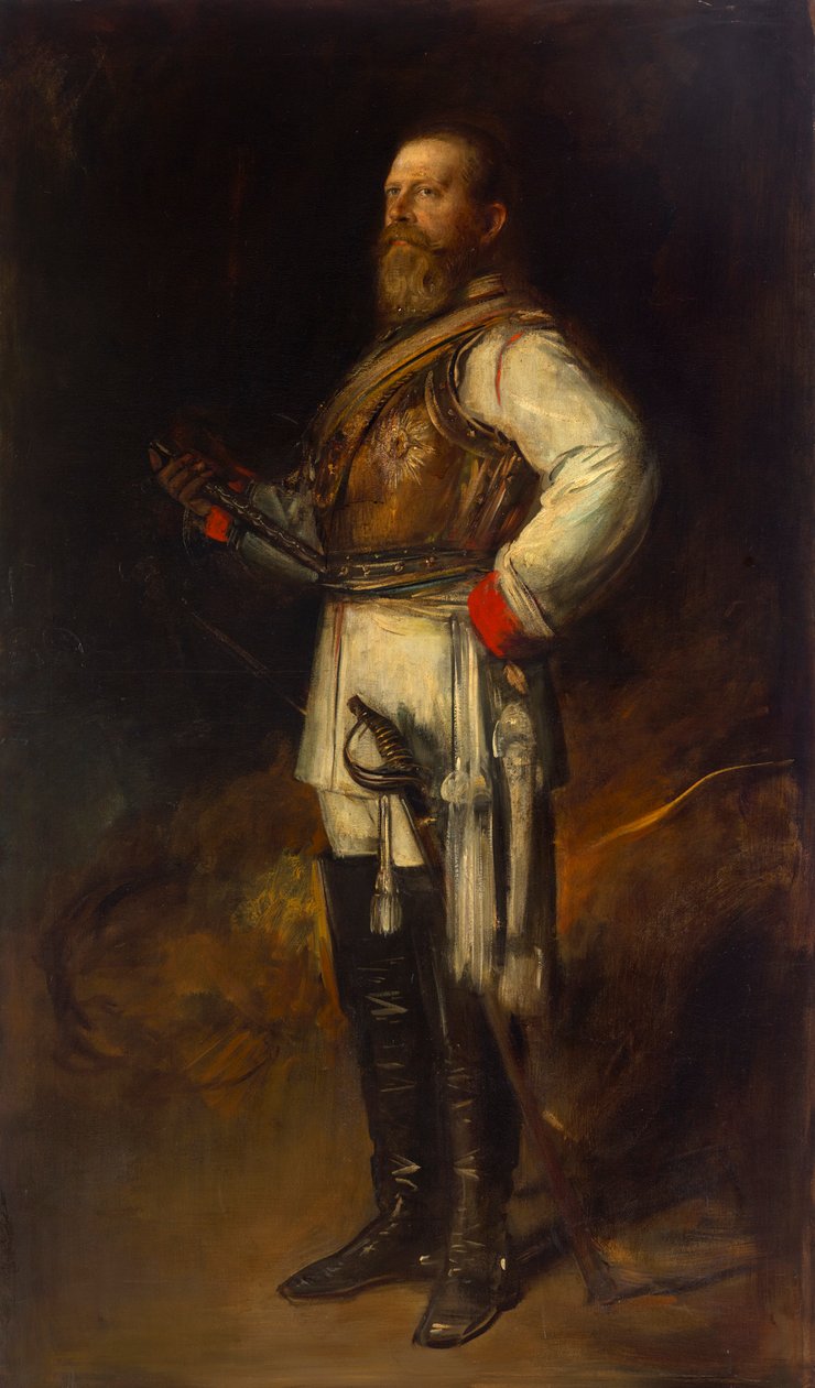 Friedrich Wilhelm porosz koronaherceg, III. Frigyes német császárként alkotó: Franz von Lenbach
