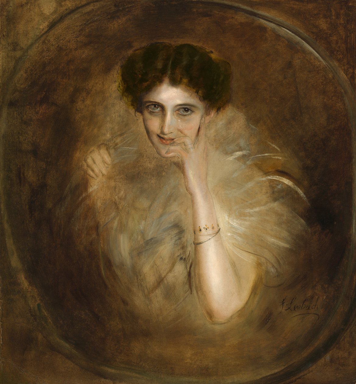 Lady Mary Victoria Leiter Curzon alkotó: Franz von Lenbach