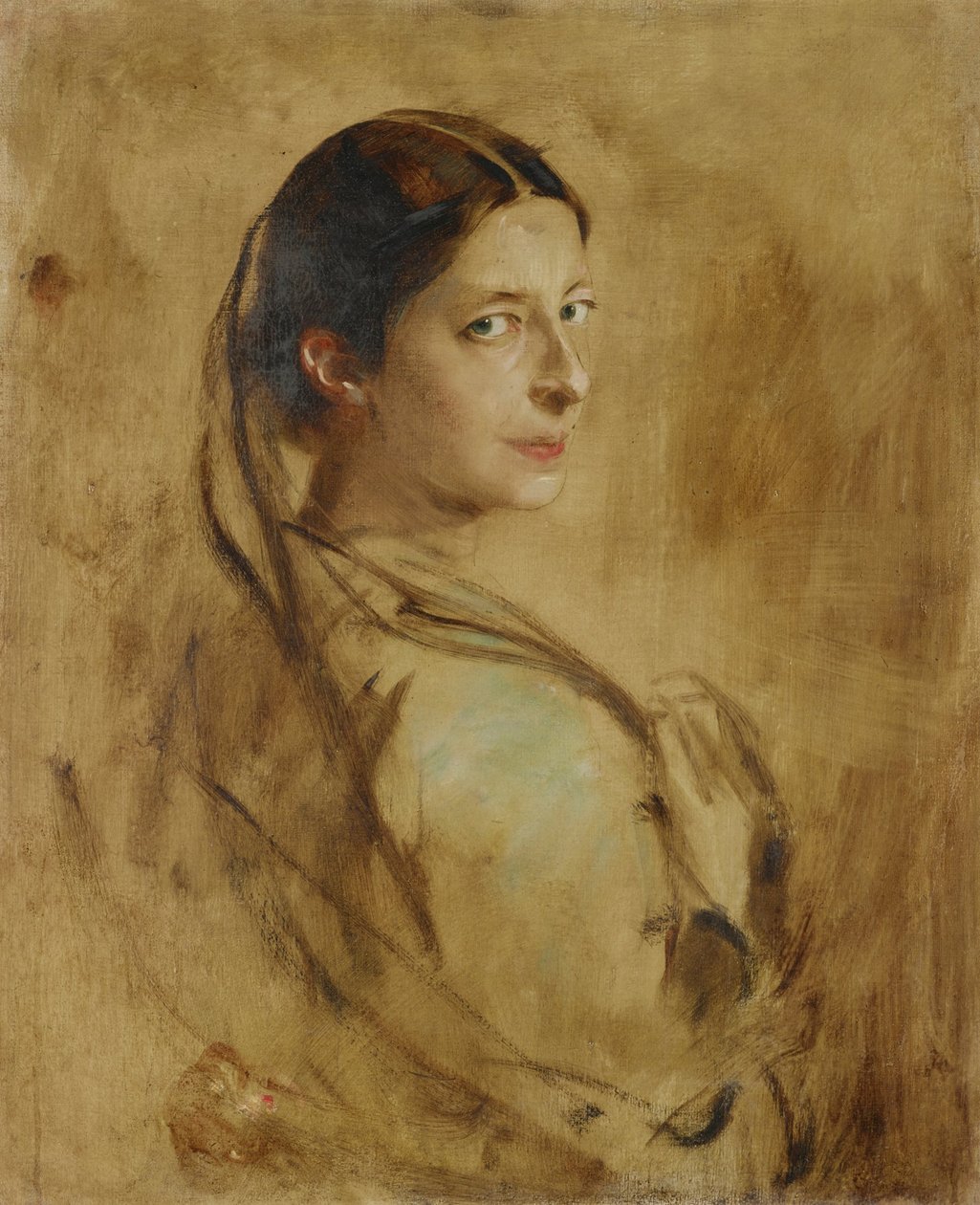 Leopoldine (?) Plessen-Cronstern bárónéja alkotó: Franz von Lenbach