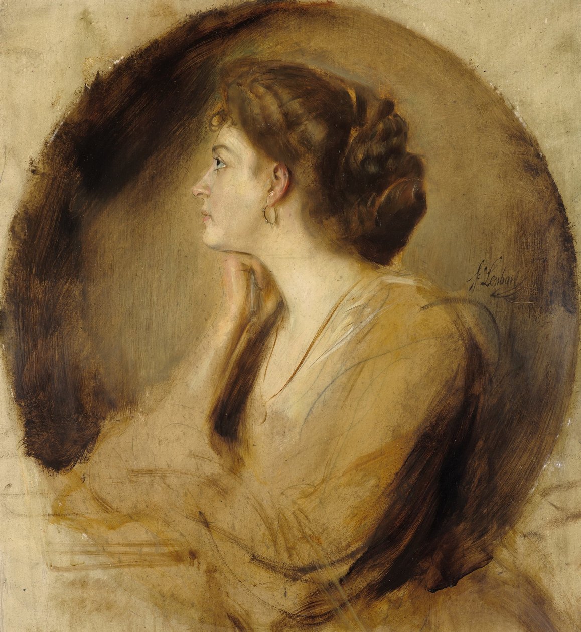 Margarethe von Mute (?) alkotó: Franz von Lenbach