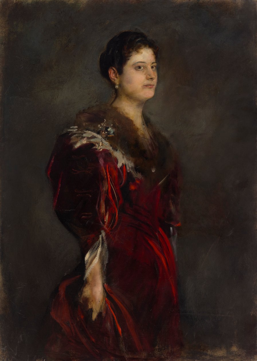 Marie Baronin Harkányi alkotó: Franz von Lenbach