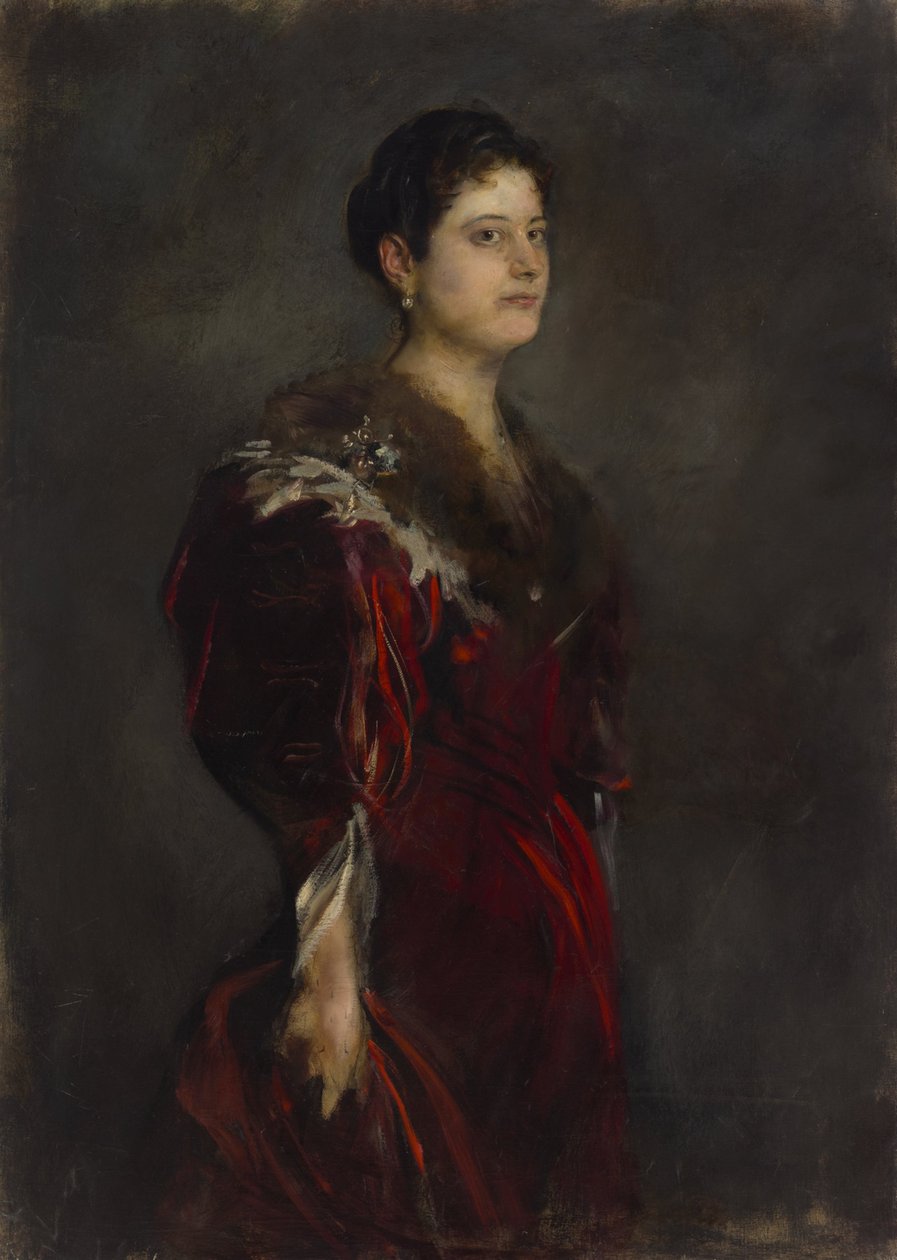 Marie Baronin Harkányi alkotó: Franz von Lenbach