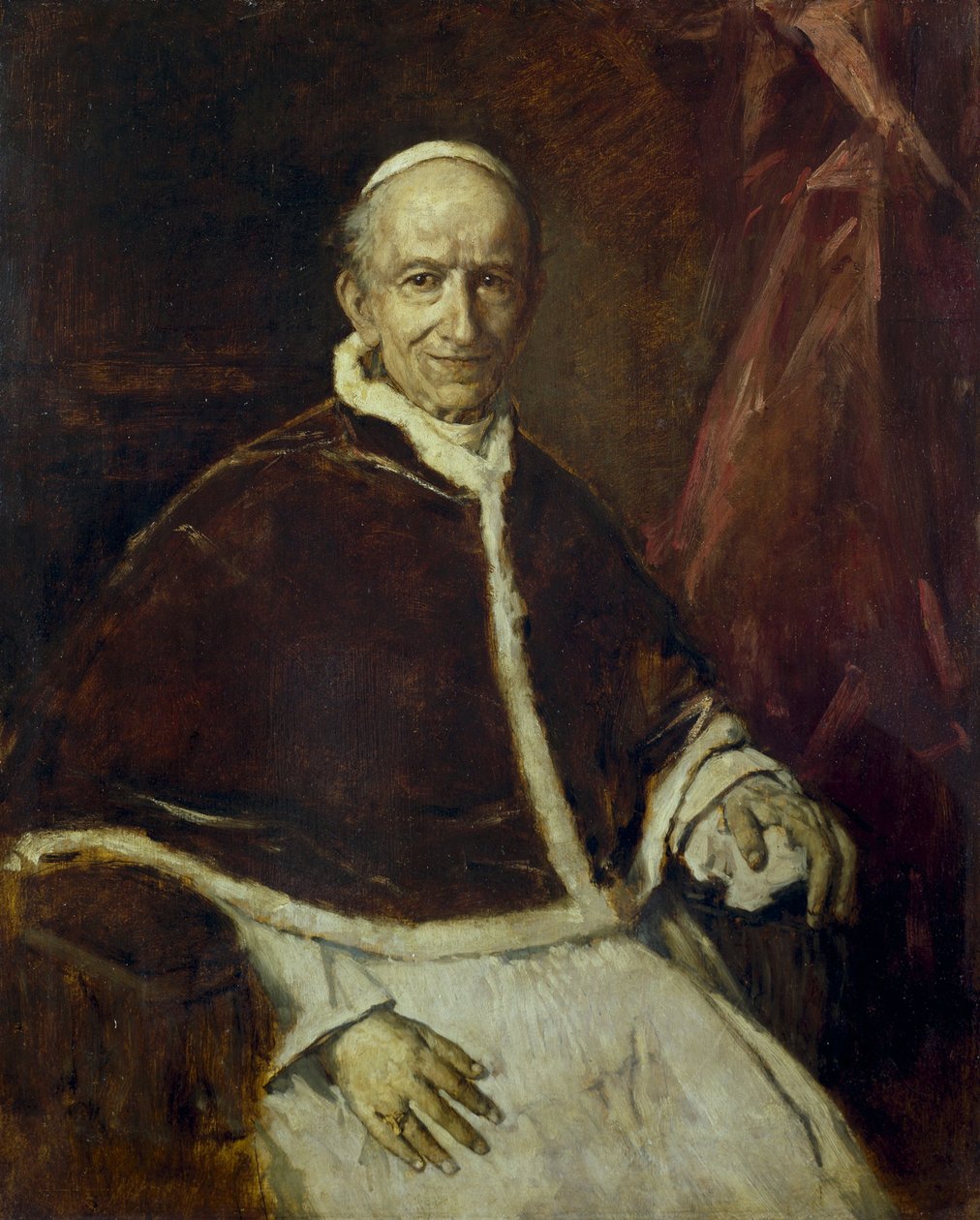 Leó pápa XIII. alkotó: Franz von Lenbach