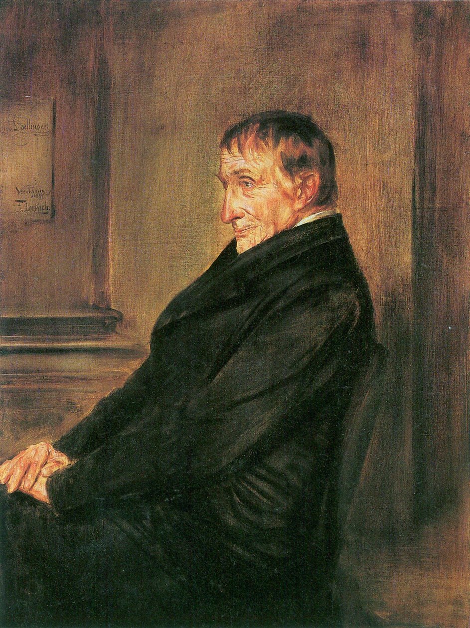 Ignaz von Döllinger portréja alkotó: Franz von Lenbach