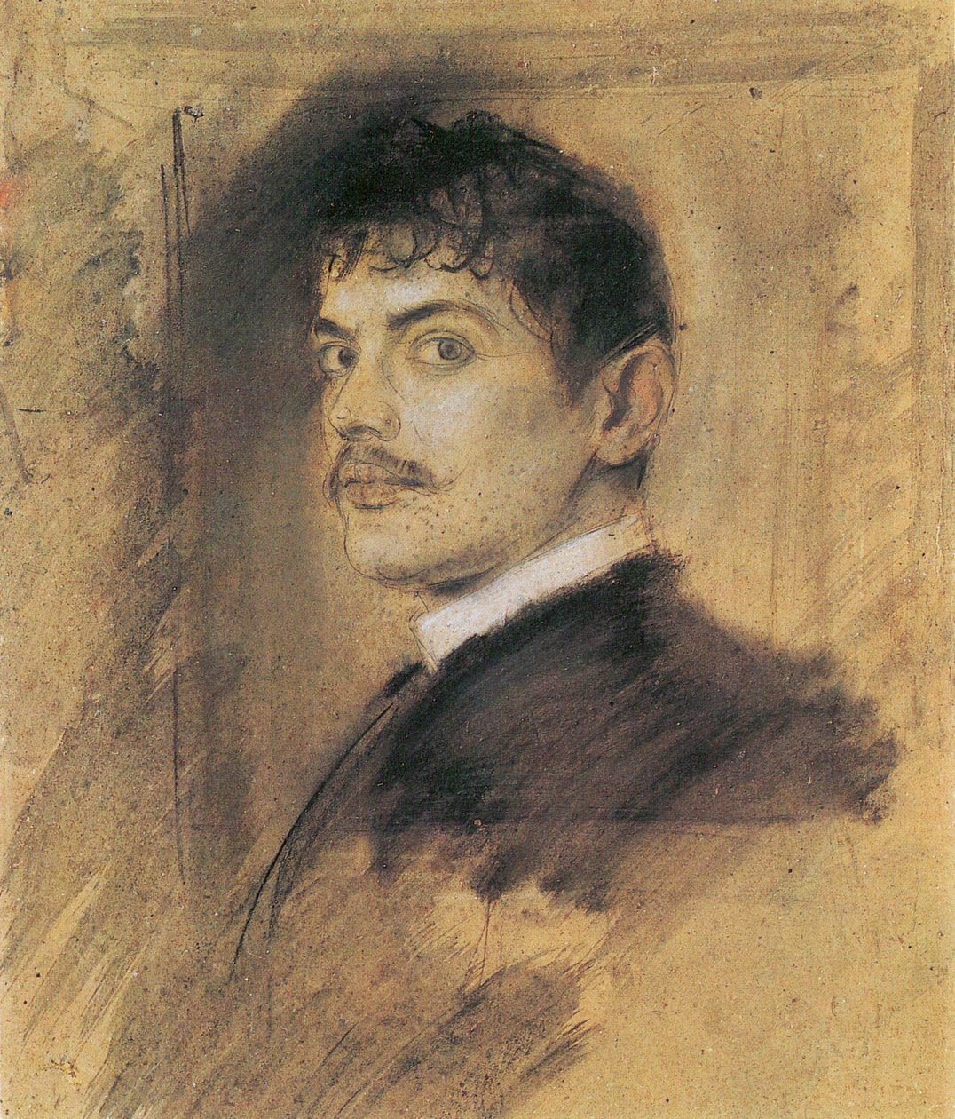 Franz Stuck portréja alkotó: Franz von Lenbach