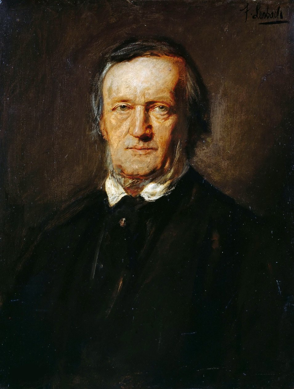 Richard Wagner portréja 1813-1883. alkotó: Franz von Lenbach
