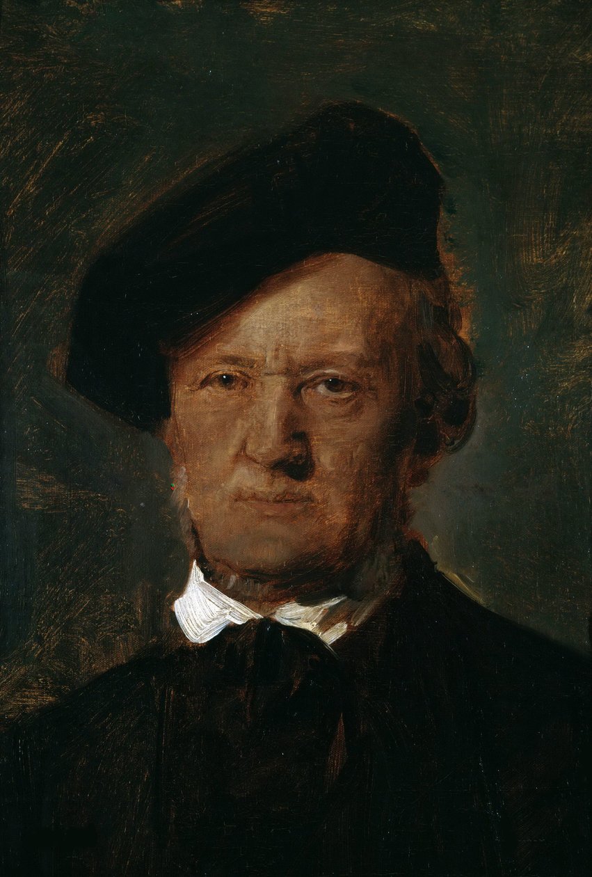 Richard Wagner portréja 1813-1883, 1870 körül. alkotó: Franz von Lenbach