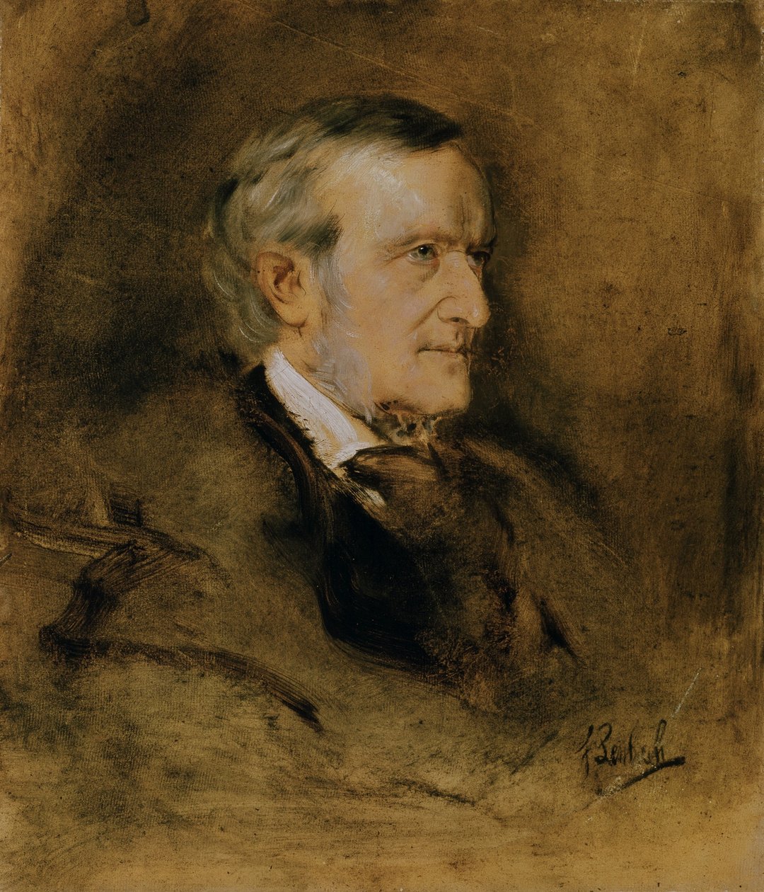 Richard Wagner alkotó: Franz von Lenbach