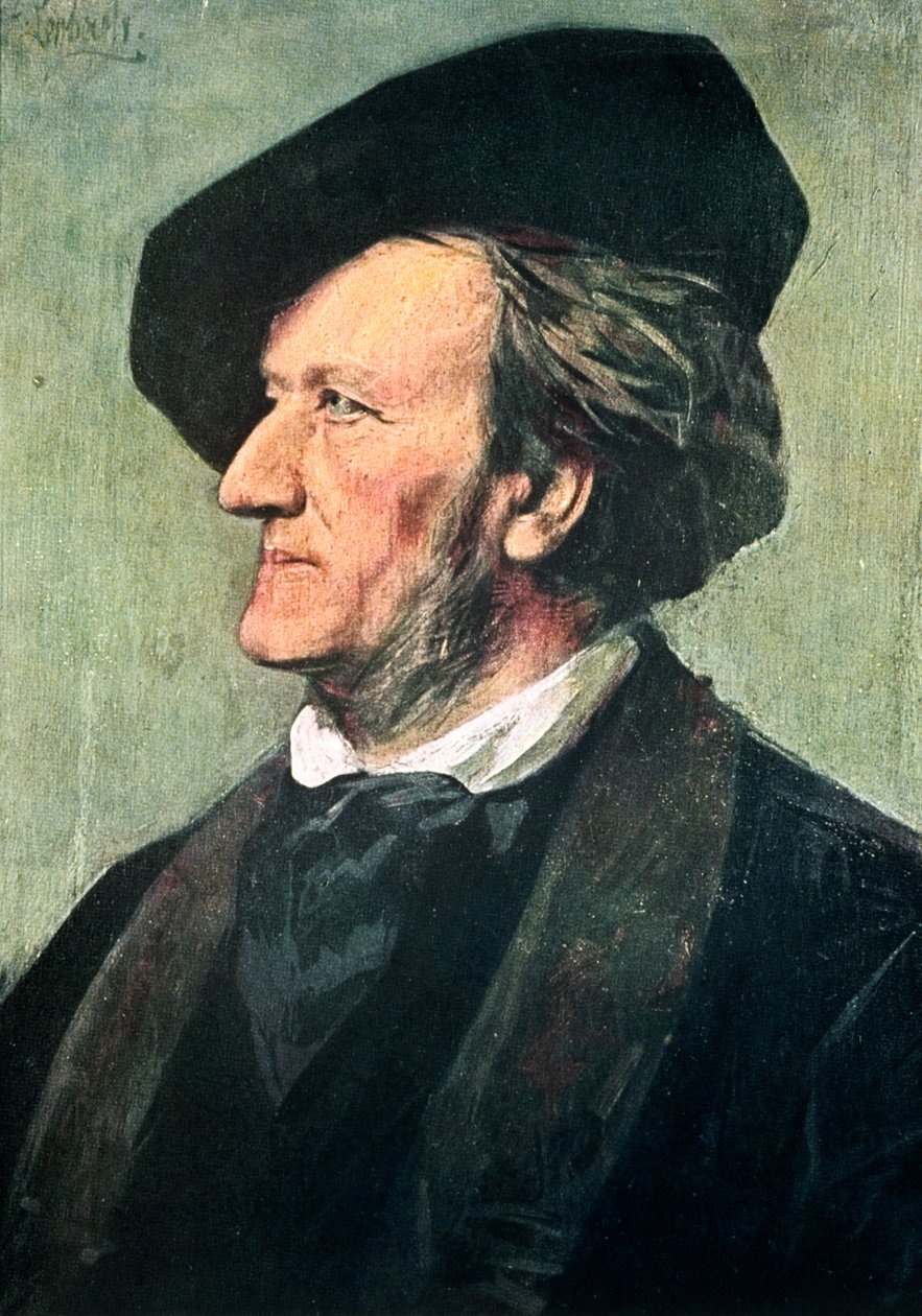 Richard Wagner 1813-1883 német zeneszerző, karmester és esszéista, 19. század vége alkotó: Franz von Lenbach